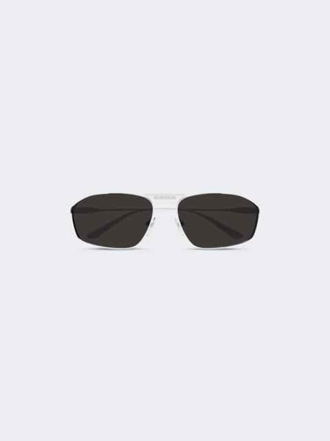 Tag Metal Sunglasses Silver