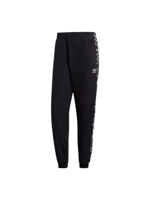 Men's adidas originals x Takahashi Riko Crossover Solid Color Sports Pants/Trousers/Joggers Black GJ