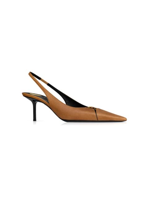 Babylone Leather Pumps brown