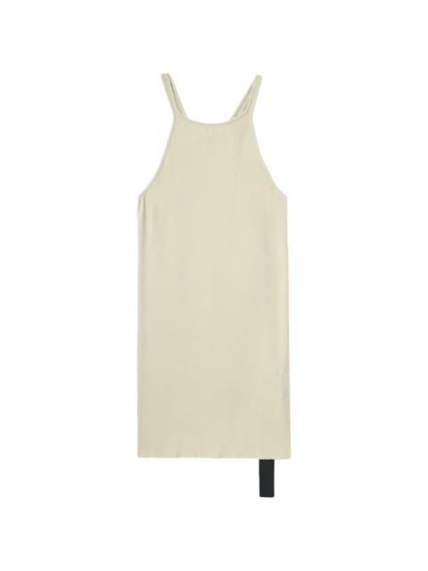 halterneck cotton tank top