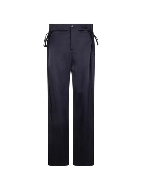 'Tita' High Comfort Trousers With Double Ribbon Clo