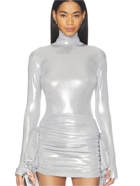 Slim Fit Long Sleeve Turtle Top