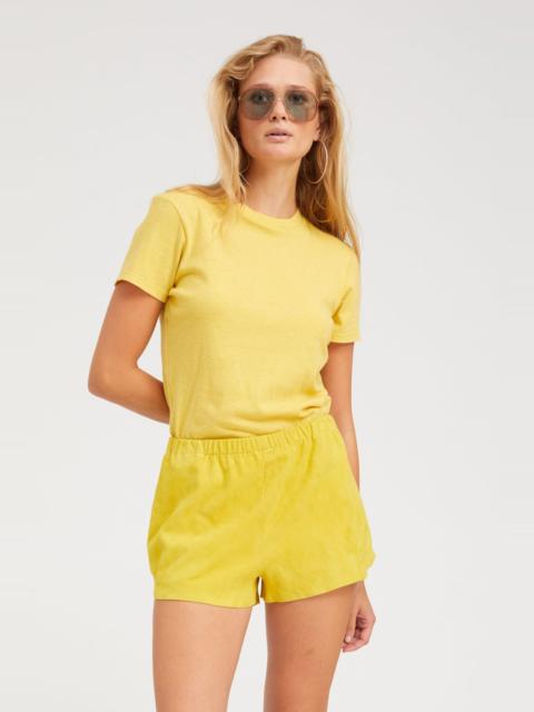 YELLOW COTTON BABY TEE