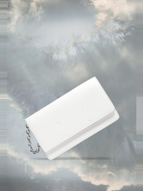 Four stitches chain wallet