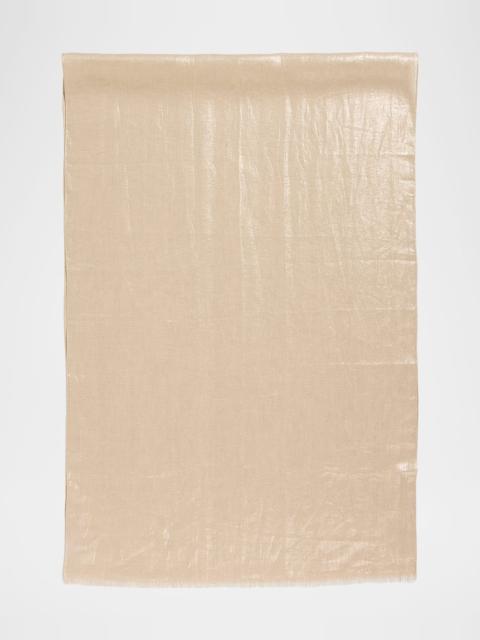 Linen Lurex Linen Scarf