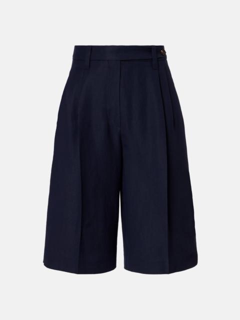 Monili twill Bermuda shorts