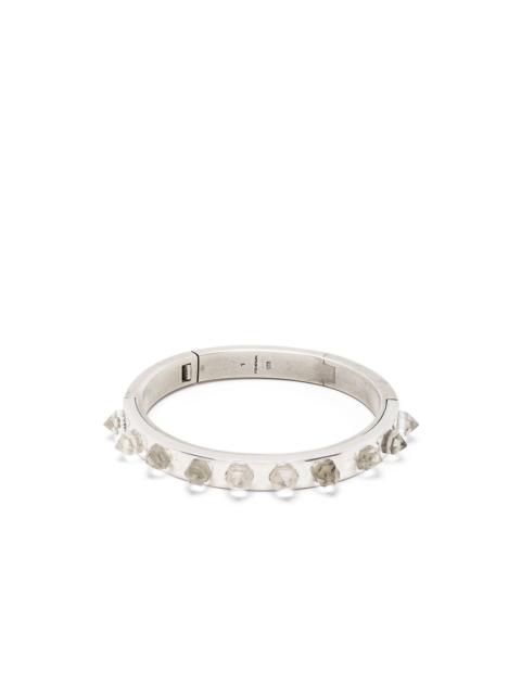 quartz-studded bracelet