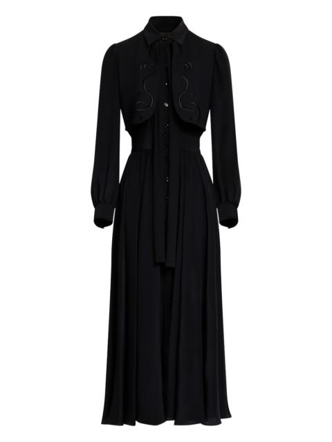 embroidered maxi dress