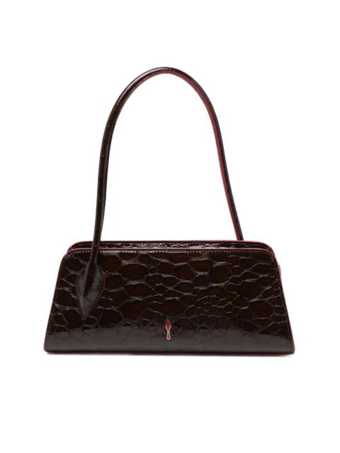 animal-print shoulder bag