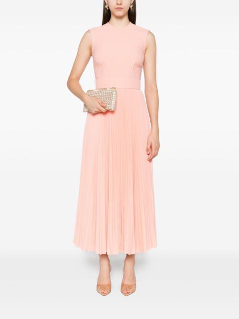 Sophie pleated sleeveless maxi dress