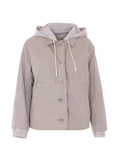 hooded reversible jacket