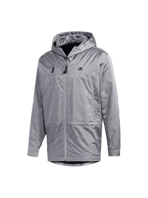 adidas WJ JKT Tiger Sports Stylish Jacket Silver GF4038