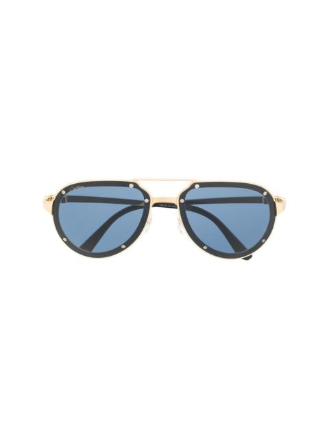 tinted aviator sunglasses