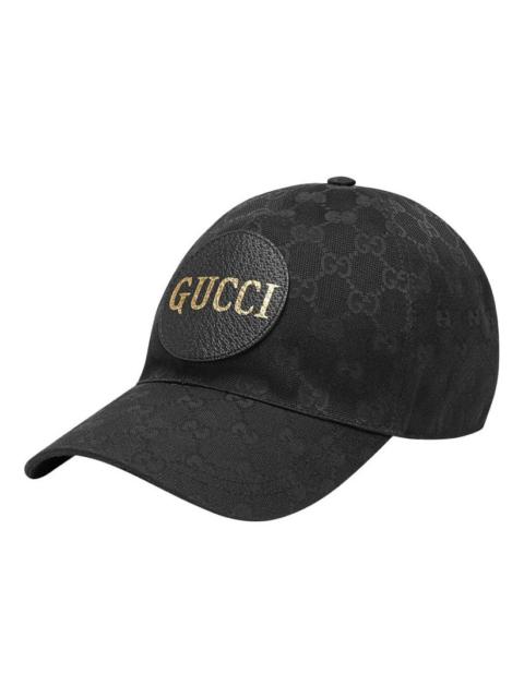 (WMNS) Gucci GG Canvas Baseball Cap 'Black' 576253-4HG53-1060