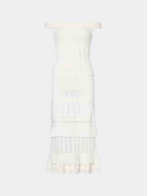 Maven Ruffle Midi Dress