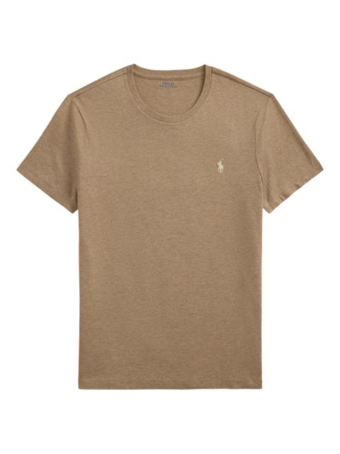 logo-embroidered cotton T-shirt