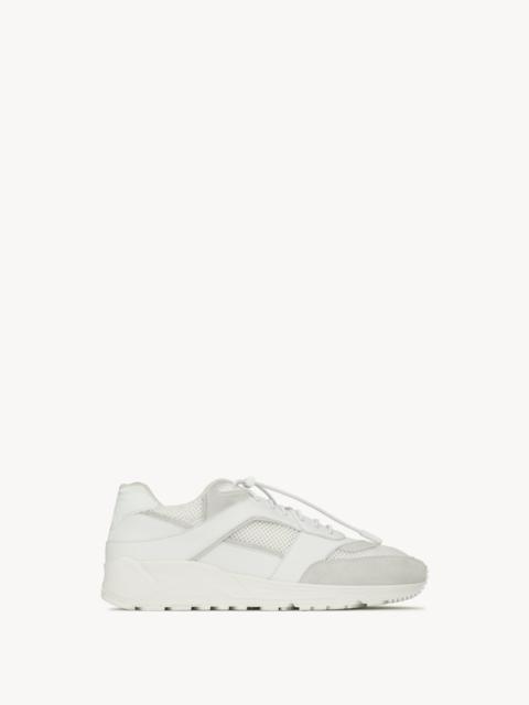 BUMP SNEAKERS IN SMOOTH LEATHER AND SUEDE