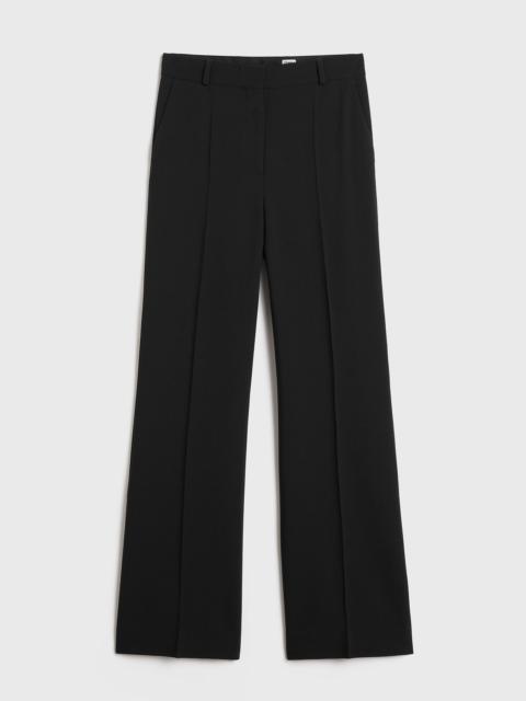 Flared evening trousers black