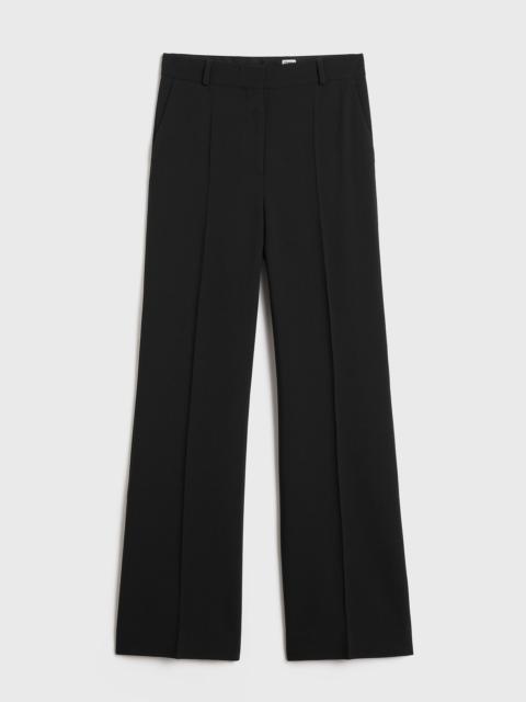 Totême Flared evening trousers black | REVERSIBLE