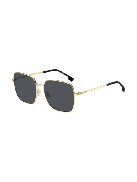 GOLD-TONE SUNGLASSES WITH SIGNATURE HARDWARE