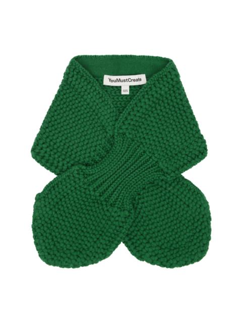 Green Slot Scarf
