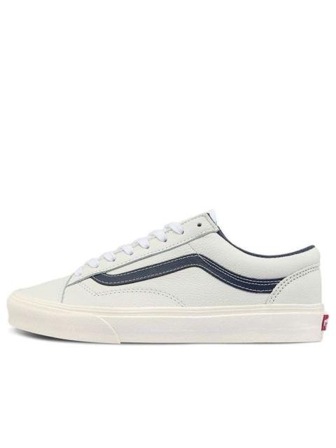Vans Style 36 Low Tops Skateboarding Shoes Unisex White Blue Contrasting Colors VN0A3DZ3YY2