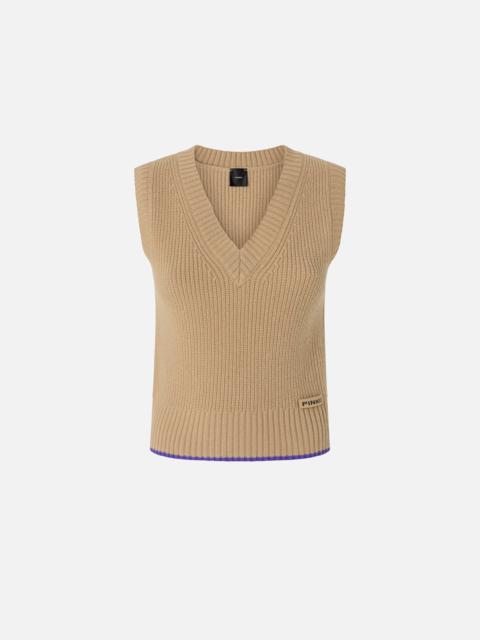 KNIT V-NECK VEST