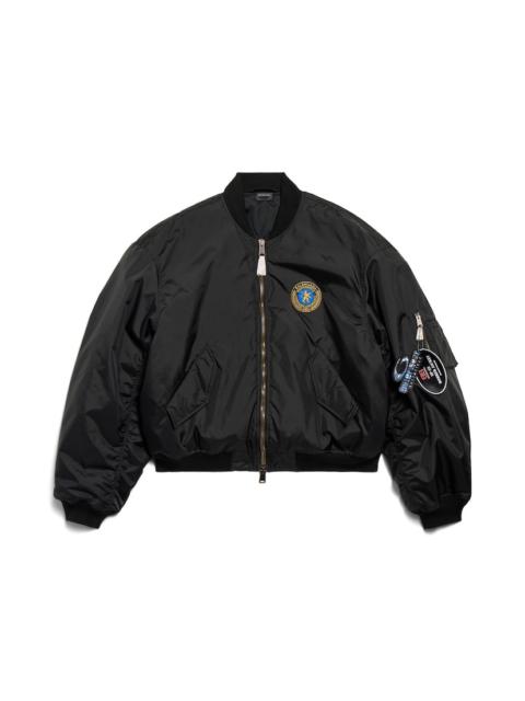 Bomber Jacket Large Fit in Black