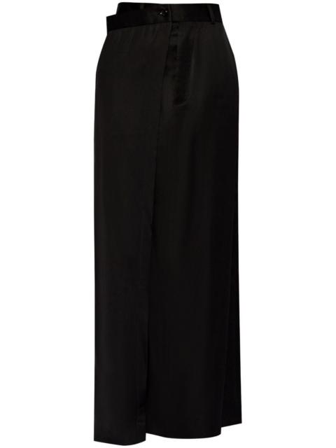 satin maxi skirt