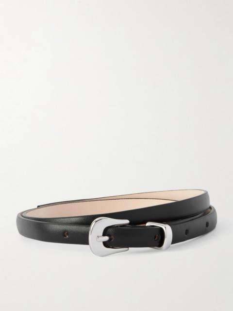 Lefil leather belt Black