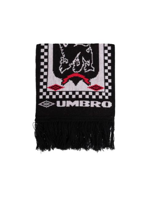 fringed patterned scarf