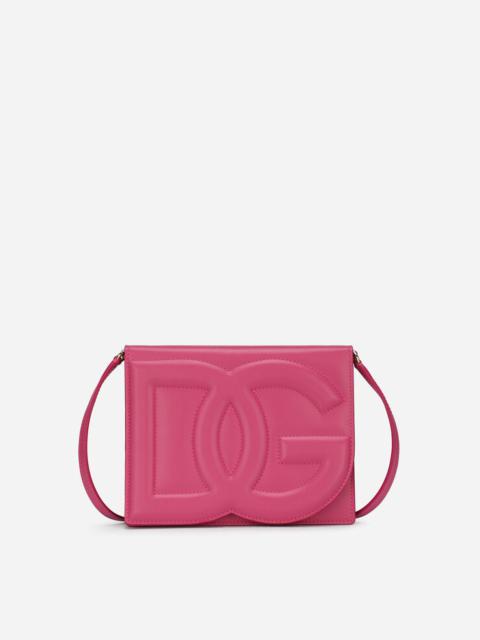 Calfskin Logo crossbody bag