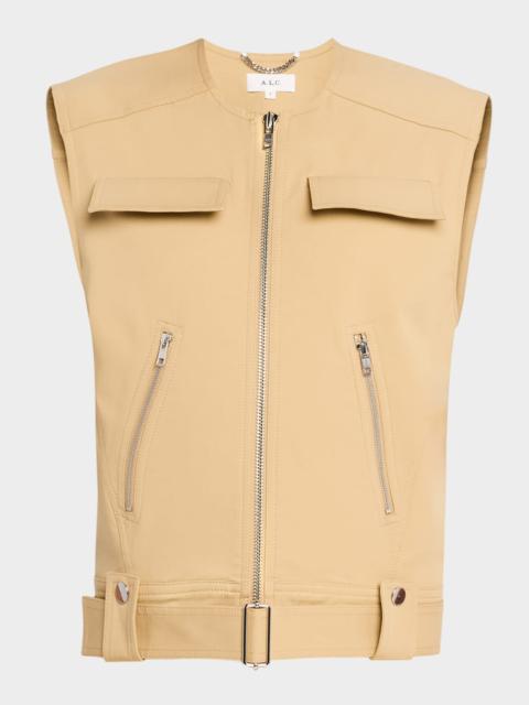 Cal Sleeveless Utility Jacket
