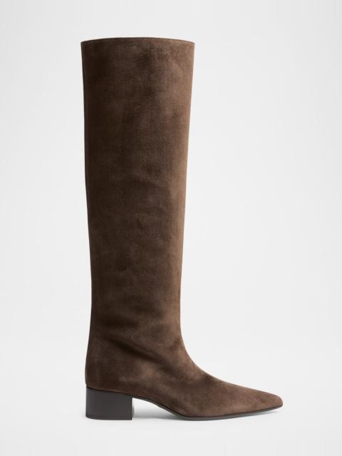 Andee Suede Knee Boots