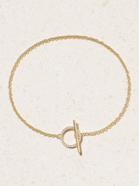 14-karat Gold Diamond Bracelet