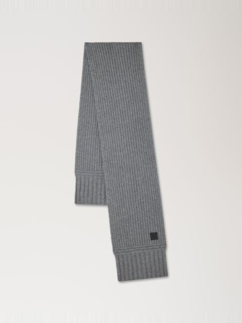 Chunky Ribbed Scarf
Dark Grey Melange Lambswool