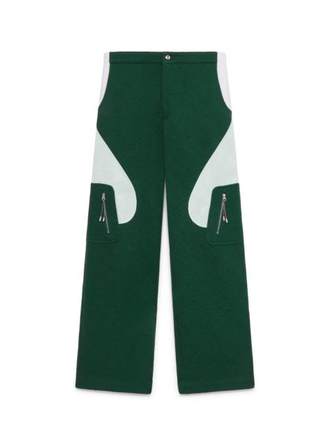 Monogram Jacquard Knit Trousers