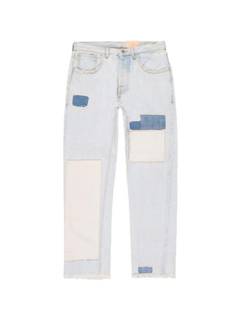 965 John patchwork five-pocket jeans