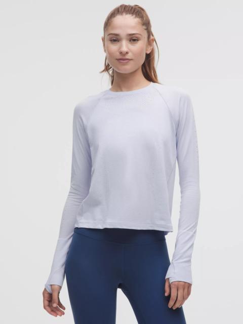 Swiftly Mesh-Back Long-Sleeve Shirt