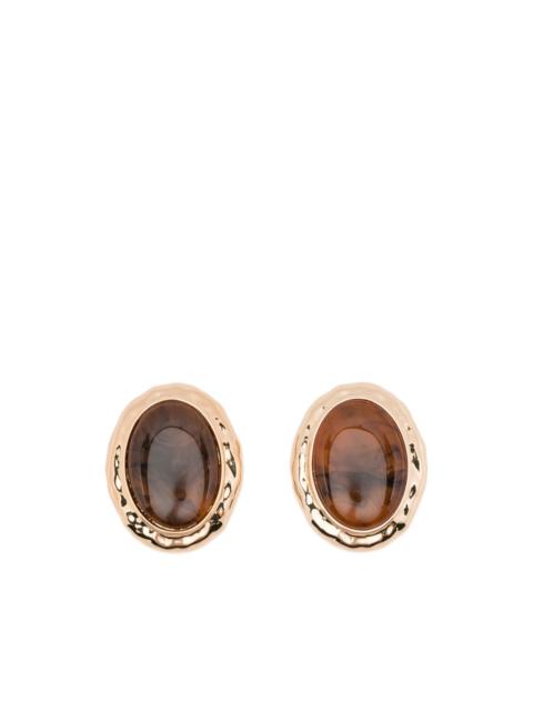 oval earrings