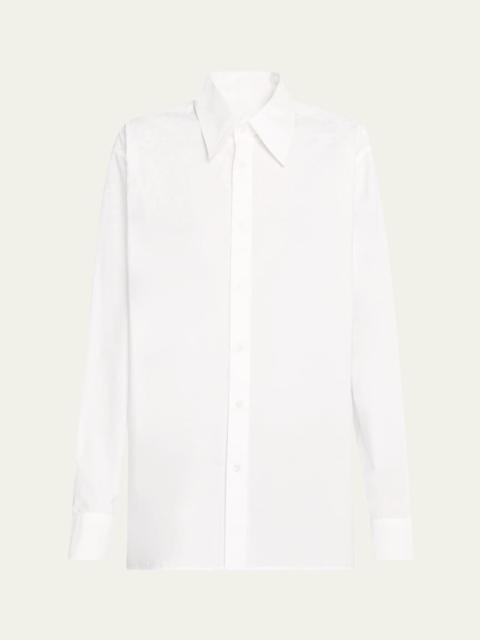 Long-Sleeve Cotton Poplin Shirt