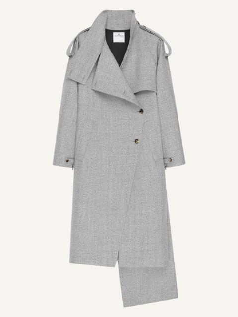 OBLIQUE CAVIAR TRENCH COAT