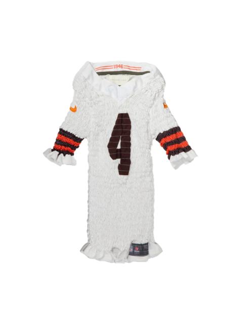 Conner Ives Reconstituted Shirred Us
Football Jersey Multi
