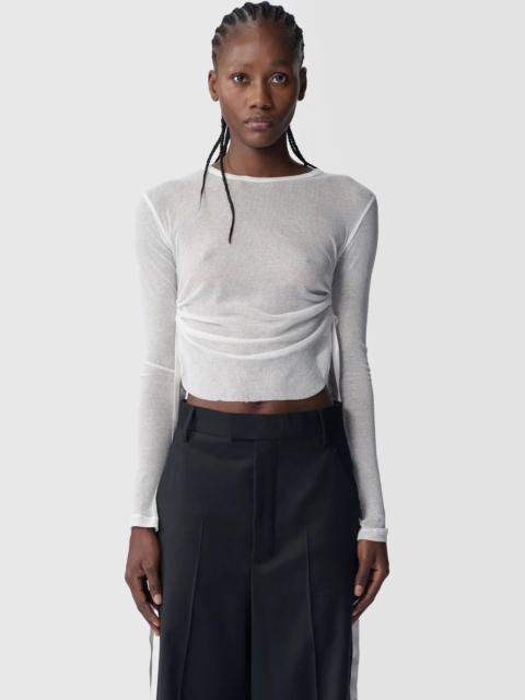 Oke Long Sleeve Cropped Top