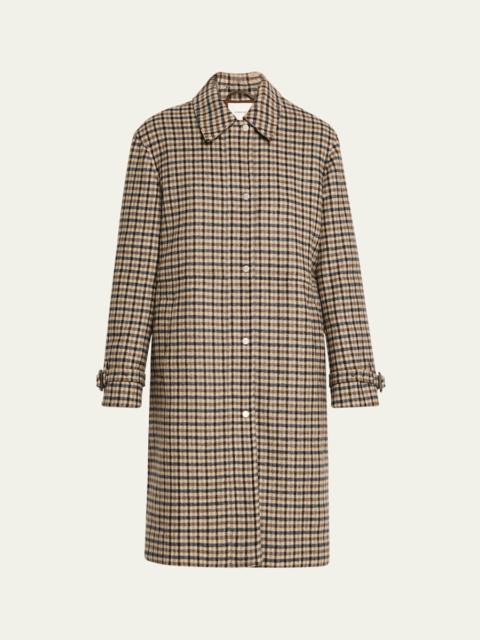 Plaid Car Coat
