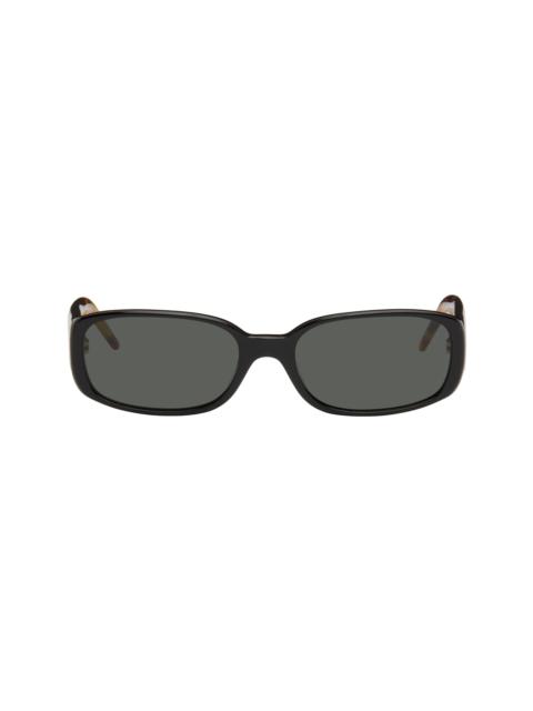 Black & Brown Slim Sunglasses