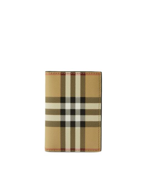 Vintage Check bi-fold wallet