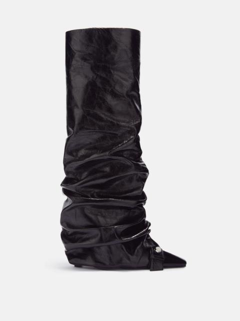 ''JUNO'' CHOCOLATE KNEE-HIGH BOOT