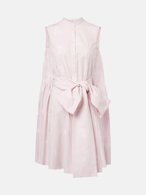 Bow-detail minidress