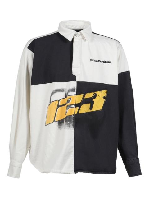 colourblock polo shirt